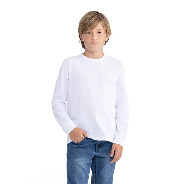 Next Level Apparel Youth Cotton Long Sleeve T-Shirt - Next Level Apparel Youth Cotton Long Sleeve T-Shirt - Image 0 of 27