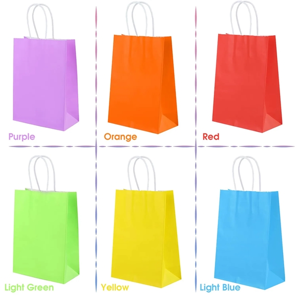 6x3.2x8.3 Inch Small Plain Natural Paper Kraft Gift Bags - 6x3.2x8.3 Inch Small Plain Natural Paper Kraft Gift Bags - Image 1 of 1