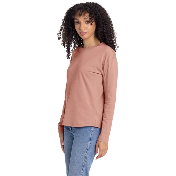 Next Level Apparel Ladies' Relaxed Long Sleeve T-Shirt - Next Level Apparel Ladies' Relaxed Long Sleeve T-Shirt - Image 27 of 29