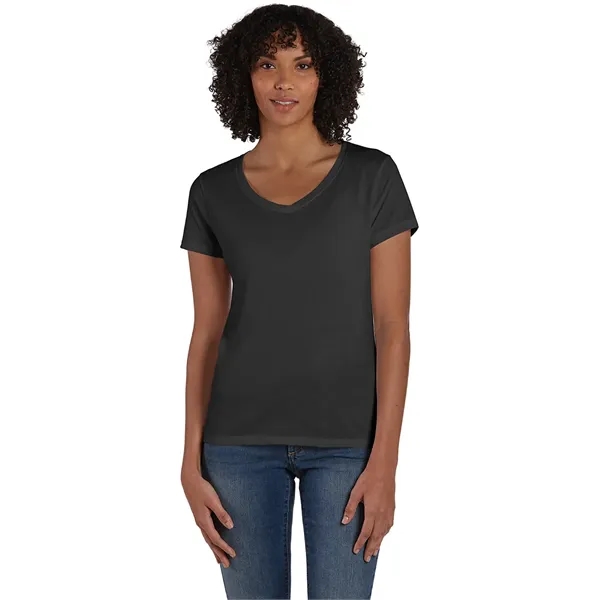 Hanes Ladies' Perfect-T Triblend V-Neck T-shirt - Hanes Ladies' Perfect-T Triblend V-Neck T-shirt - Image 22 of 63