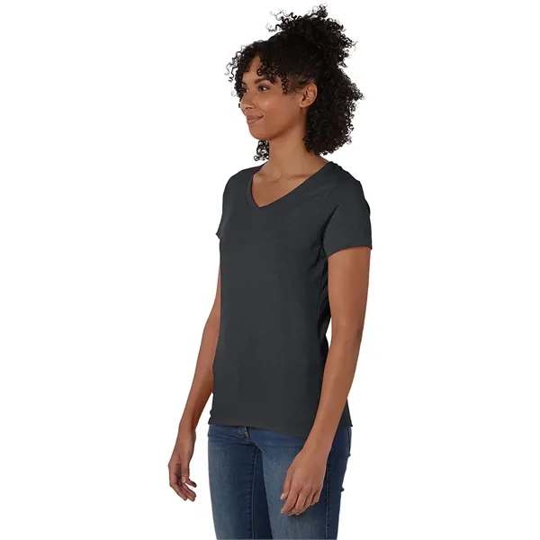 Hanes Ladies' Perfect-T Triblend V-Neck T-shirt - Hanes Ladies' Perfect-T Triblend V-Neck T-shirt - Image 49 of 63