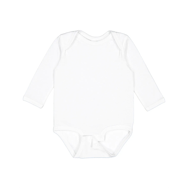 Rabbit Skins Infant Long Sleeve Jersey Bodysuit - Rabbit Skins Infant Long Sleeve Jersey Bodysuit - Image 13 of 44