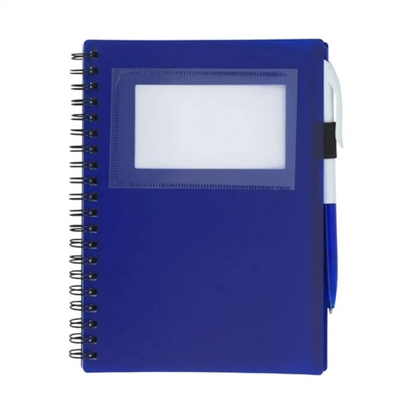 Spiral Notebook With ID Window - Spiral Notebook With ID Window - Image 1 of 5