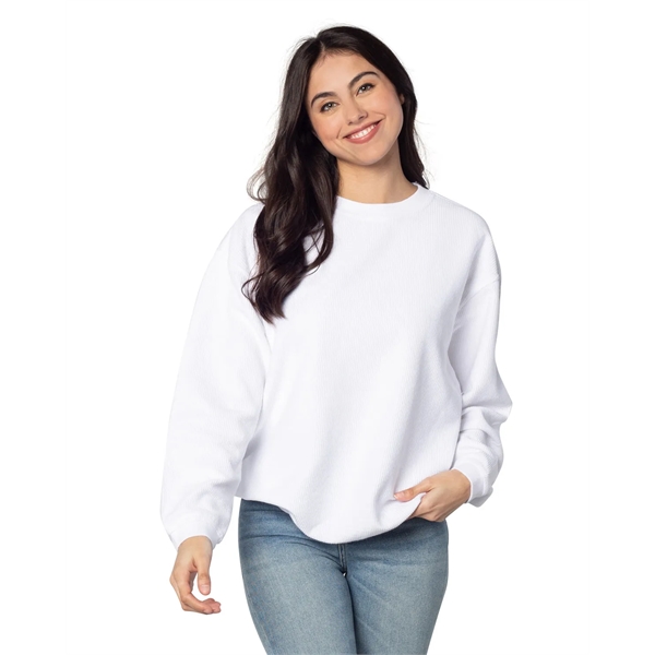 chicka-d Ladies' Corded Crew Sweatshirt - chicka-d Ladies' Corded Crew Sweatshirt - Image 0 of 62