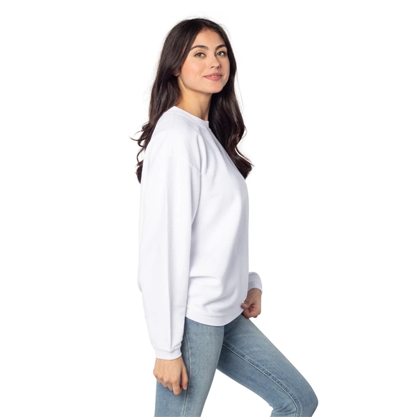 chicka-d Ladies' Corded Crew Sweatshirt - chicka-d Ladies' Corded Crew Sweatshirt - Image 2 of 62