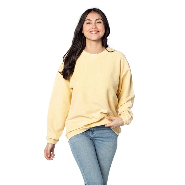 chicka-d Ladies' Corded Crew Sweatshirt - chicka-d Ladies' Corded Crew Sweatshirt - Image 3 of 62