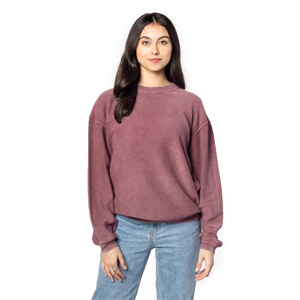 chicka-d Ladies' Corded Crew Sweatshirt - chicka-d Ladies' Corded Crew Sweatshirt - Image 6 of 62