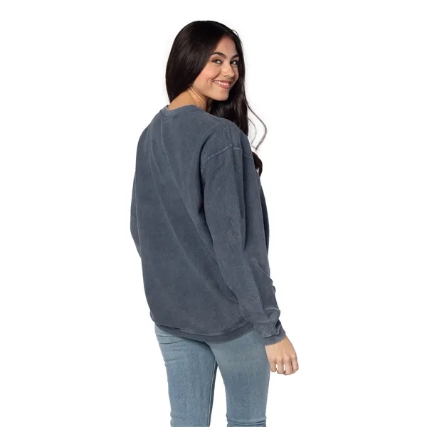 chicka-d Ladies' Corded Crew Sweatshirt - chicka-d Ladies' Corded Crew Sweatshirt - Image 10 of 62