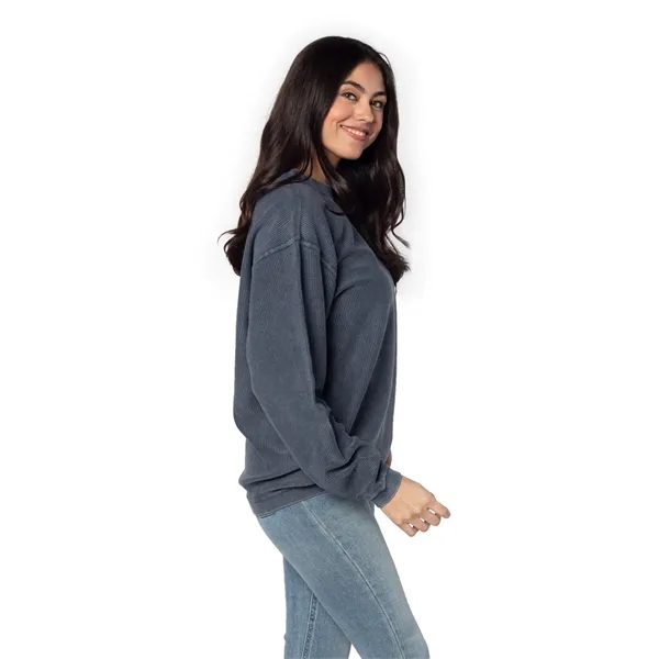 chicka-d Ladies' Corded Crew Sweatshirt - chicka-d Ladies' Corded Crew Sweatshirt - Image 11 of 62