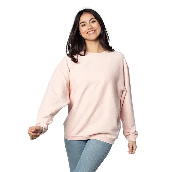 chicka-d Ladies' Corded Crew Sweatshirt - chicka-d Ladies' Corded Crew Sweatshirt - Image 18 of 62