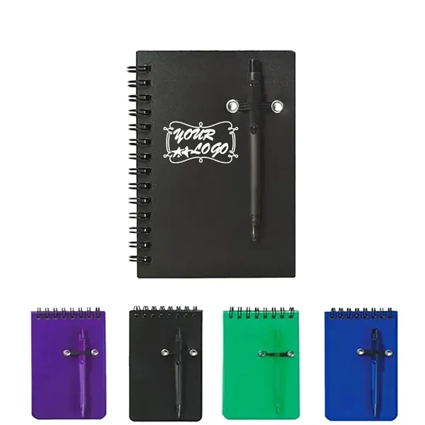 Spiral Notebook with Pen - Spiral Notebook with Pen - Image 0 of 3
