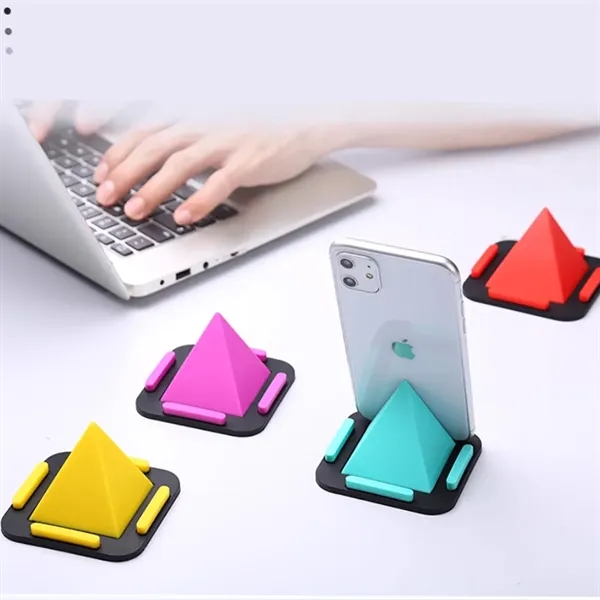 Original Pyramid Shape Desk Table Mobile Holder Stand - Original Pyramid Shape Desk Table Mobile Holder Stand - Image 1 of 6