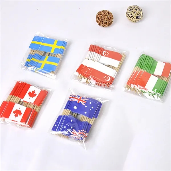 Wooden USA Flag Toothpick - Wooden USA Flag Toothpick - Image 1 of 2