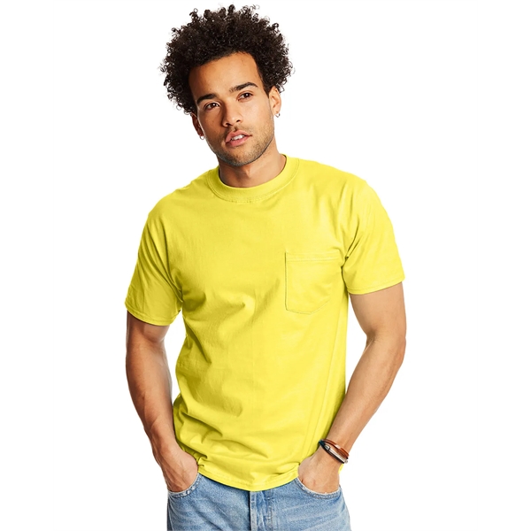 Hanes Adult Beefy-T® with Pocket - Hanes Adult Beefy-T® with Pocket - Image 64 of 124