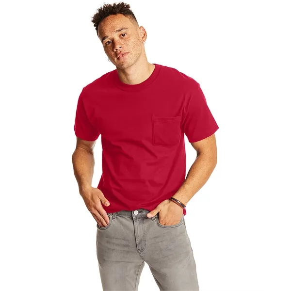 Hanes Adult Beefy-T® with Pocket - Hanes Adult Beefy-T® with Pocket - Image 70 of 124