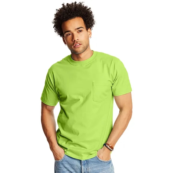 Hanes Adult Beefy-T® with Pocket - Hanes Adult Beefy-T® with Pocket - Image 72 of 124