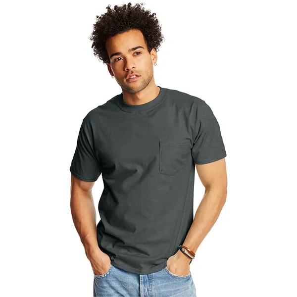 Hanes Adult Beefy-T® with Pocket - Hanes Adult Beefy-T® with Pocket - Image 79 of 124