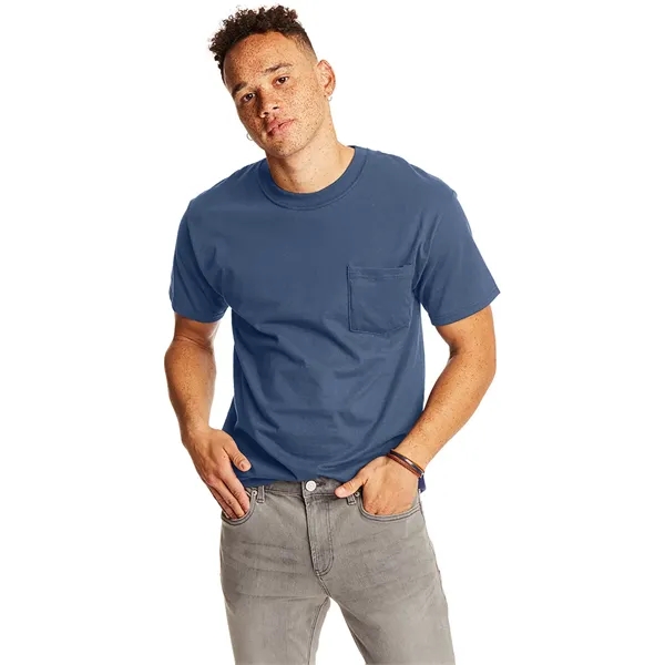 Hanes Adult Beefy-T® with Pocket - Hanes Adult Beefy-T® with Pocket - Image 84 of 124