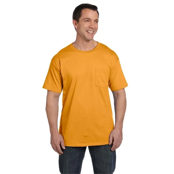 Hanes Adult Beefy-T® with Pocket - Hanes Adult Beefy-T® with Pocket - Image 119 of 124