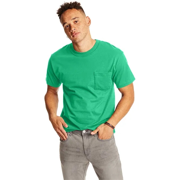 Hanes Adult Beefy-T® with Pocket - Hanes Adult Beefy-T® with Pocket - Image 102 of 124