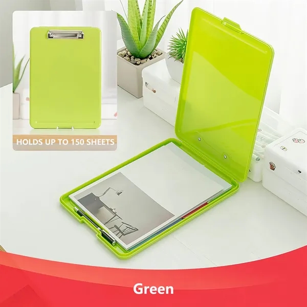 A4 Clipboard with Storage and Pen Holder - A4 Clipboard with Storage and Pen Holder - Image 7 of 19