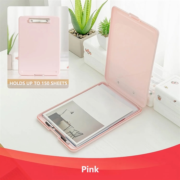 A4 Clipboard with Storage and Pen Holder - A4 Clipboard with Storage and Pen Holder - Image 8 of 19