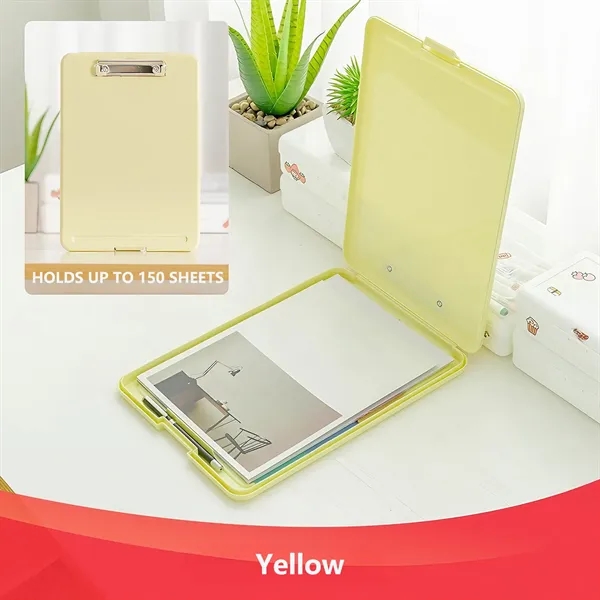A4 Clipboard with Storage and Pen Holder - A4 Clipboard with Storage and Pen Holder - Image 12 of 19
