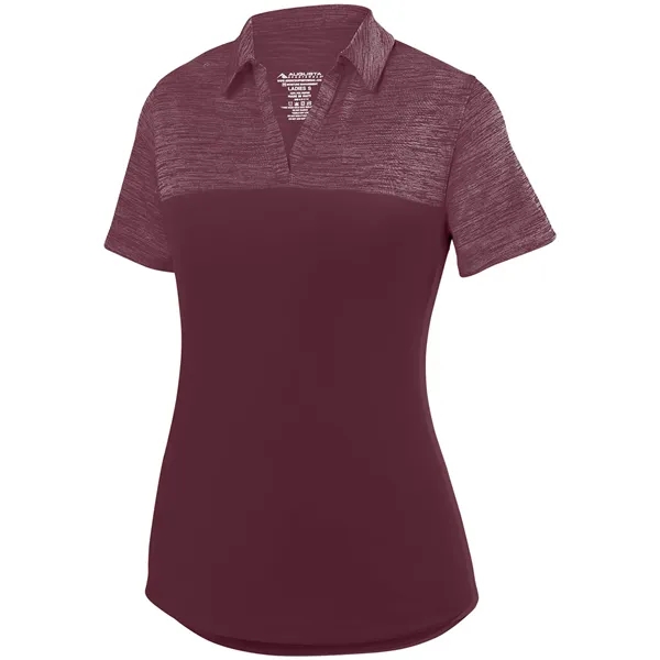 Augusta Sportswear Ladies' Shadow Tonal Heather Polo - Augusta Sportswear Ladies' Shadow Tonal Heather Polo - Image 10 of 11