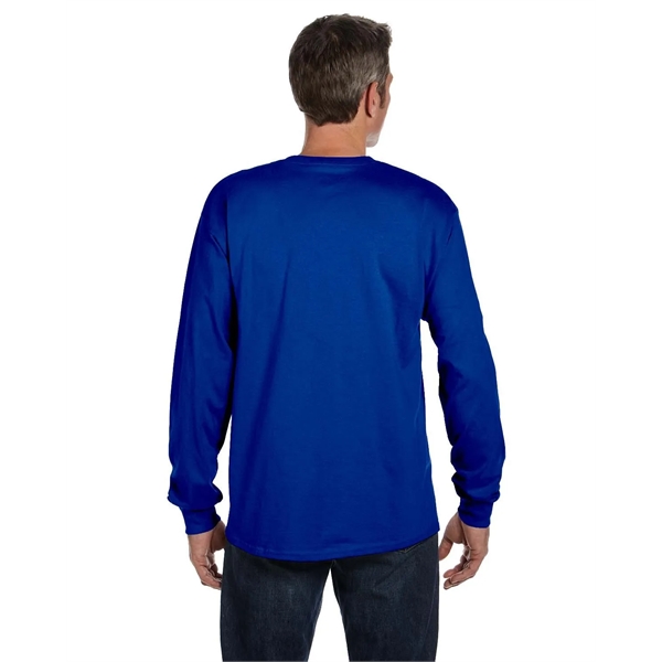 Hanes Men's Authentic-T Long-Sleeve Pocket T-Shirt - Hanes Men's Authentic-T Long-Sleeve Pocket T-Shirt - Image 44 of 68