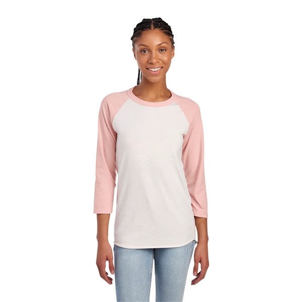 Jerzees Unisex Three-Quarter Sleeve Raglan T-Shirt