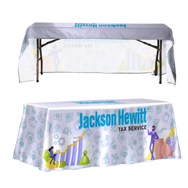 Standard Table Cover with Open Back 8' - Standard Table Cover with Open Back 8' - Image 0 of 0