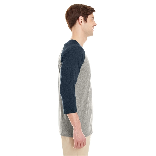 Jerzees Adult TRI-BLEND Baseball Raglan - Jerzees Adult TRI-BLEND Baseball Raglan - Image 26 of 41