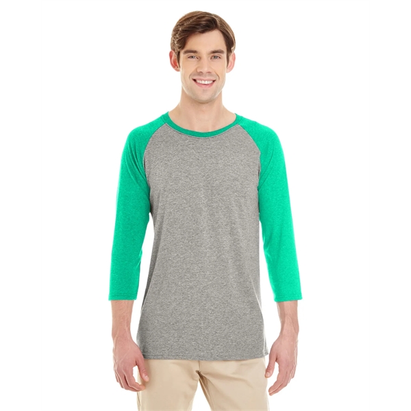 Jerzees Adult TRI-BLEND Baseball Raglan - Jerzees Adult TRI-BLEND Baseball Raglan - Image 37 of 41