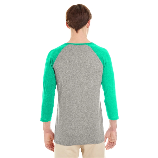 Jerzees Adult TRI-BLEND Baseball Raglan - Jerzees Adult TRI-BLEND Baseball Raglan - Image 39 of 41