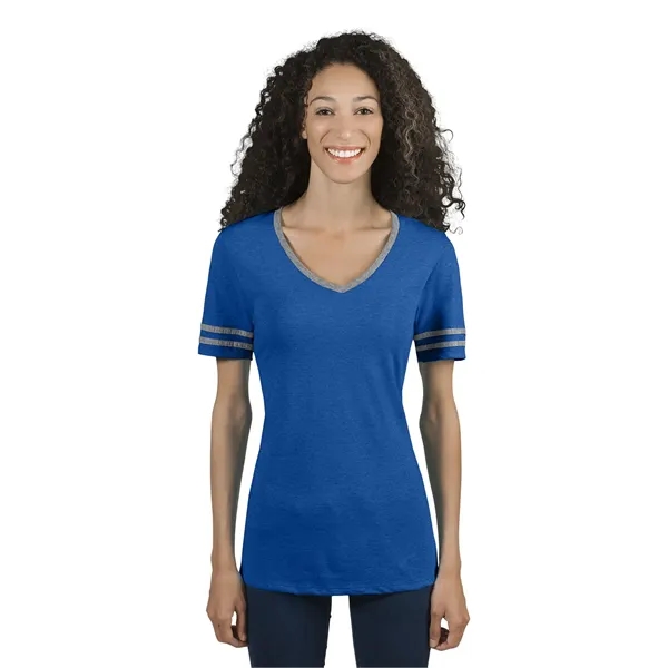 Jerzees Ladies' TRI-BLEND Varsity V-Neck T-Shirt - Jerzees Ladies' TRI-BLEND Varsity V-Neck T-Shirt - Image 27 of 37