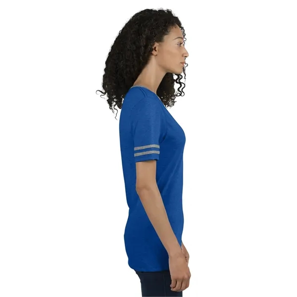 Jerzees Ladies' TRI-BLEND Varsity V-Neck T-Shirt - Jerzees Ladies' TRI-BLEND Varsity V-Neck T-Shirt - Image 28 of 37