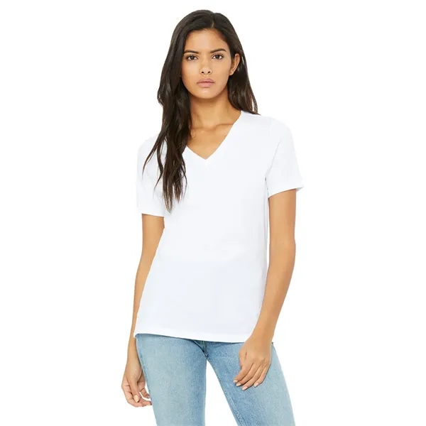 Bella + Canvas Ladies' Relaxed Jersey V-Neck T-Shirt - Bella + Canvas Ladies' Relaxed Jersey V-Neck T-Shirt - Image 0 of 218