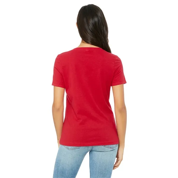 Bella + Canvas Ladies' Relaxed Jersey V-Neck T-Shirt - Bella + Canvas Ladies' Relaxed Jersey V-Neck T-Shirt - Image 92 of 218