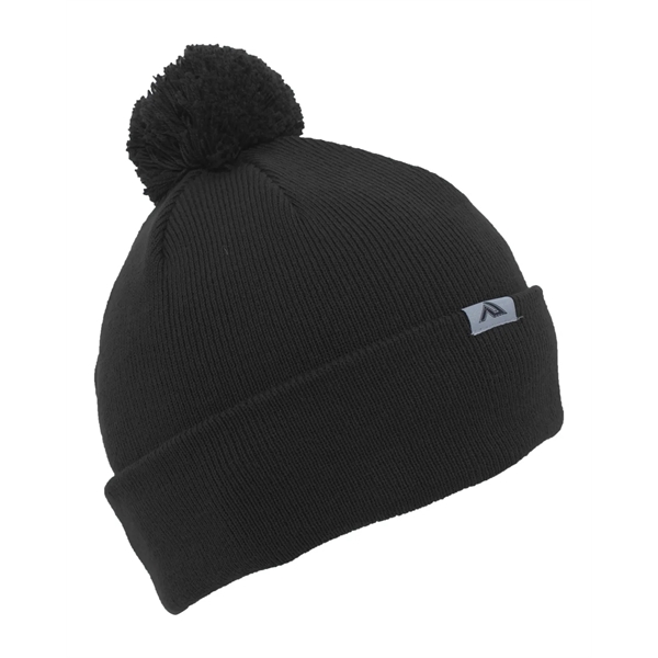 Pacific Headwear Knit Fold-Over Pom-Pom Beanie - Pacific Headwear Knit Fold-Over Pom-Pom Beanie - Image 72 of 130