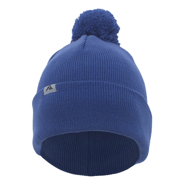 Pacific Headwear Knit Fold-Over Pom-Pom Beanie - Pacific Headwear Knit Fold-Over Pom-Pom Beanie - Image 5 of 130