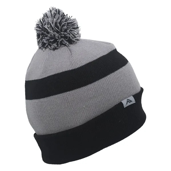 Pacific Headwear Knit Fold-Over Pom-Pom Beanie - Pacific Headwear Knit Fold-Over Pom-Pom Beanie - Image 90 of 130