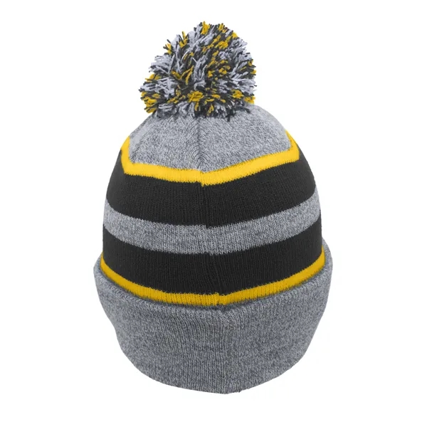 Pacific Headwear Knit Fold-Over Pom-Pom Beanie - Pacific Headwear Knit Fold-Over Pom-Pom Beanie - Image 91 of 130