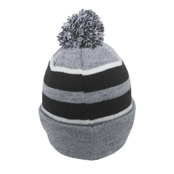 Pacific Headwear Knit Fold-Over Pom-Pom Beanie - Pacific Headwear Knit Fold-Over Pom-Pom Beanie - Image 97 of 130