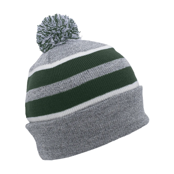 Pacific Headwear Knit Fold-Over Pom-Pom Beanie - Pacific Headwear Knit Fold-Over Pom-Pom Beanie - Image 99 of 130