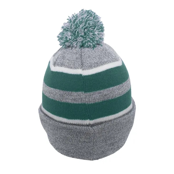 Pacific Headwear Knit Fold-Over Pom-Pom Beanie - Pacific Headwear Knit Fold-Over Pom-Pom Beanie - Image 101 of 130