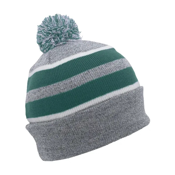 Pacific Headwear Knit Fold-Over Pom-Pom Beanie - Pacific Headwear Knit Fold-Over Pom-Pom Beanie - Image 102 of 130