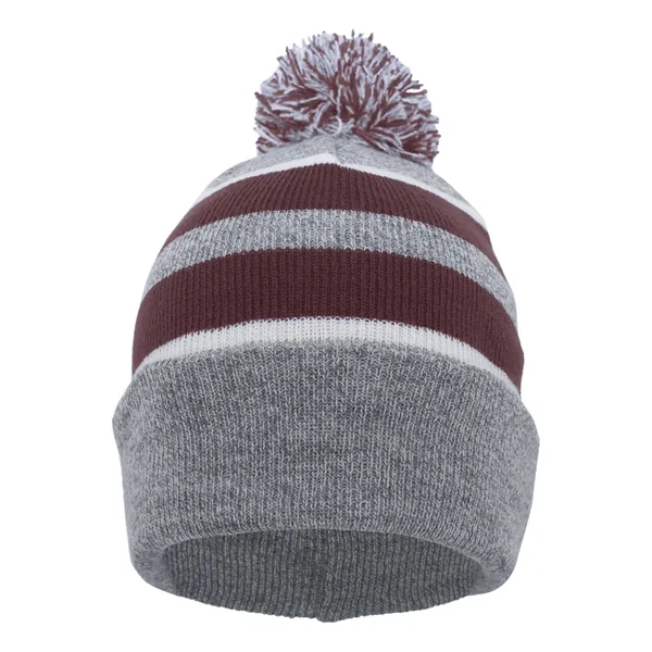 Pacific Headwear Knit Fold-Over Pom-Pom Beanie - Pacific Headwear Knit Fold-Over Pom-Pom Beanie - Image 20 of 130