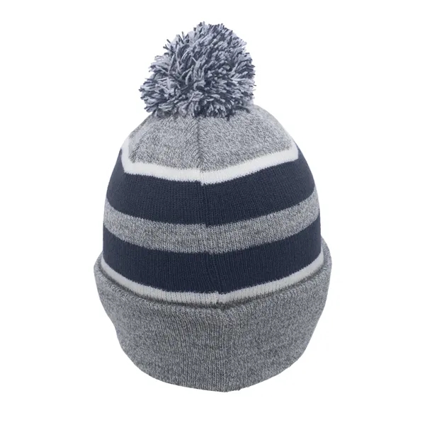 Pacific Headwear Knit Fold-Over Pom-Pom Beanie - Pacific Headwear Knit Fold-Over Pom-Pom Beanie - Image 109 of 130