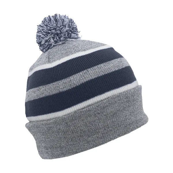 Pacific Headwear Knit Fold-Over Pom-Pom Beanie - Pacific Headwear Knit Fold-Over Pom-Pom Beanie - Image 109 of 130