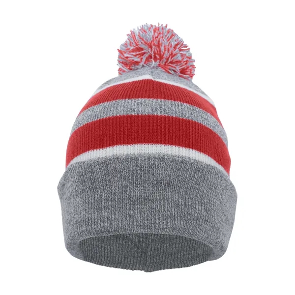 Pacific Headwear Knit Fold-Over Pom-Pom Beanie - Pacific Headwear Knit Fold-Over Pom-Pom Beanie - Image 24 of 130